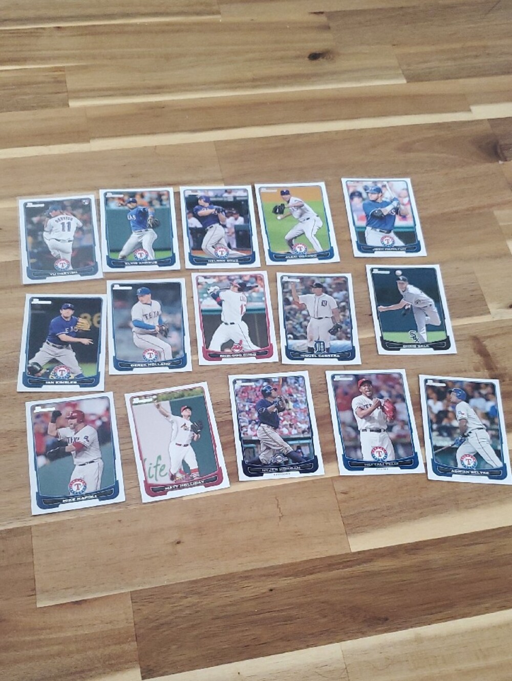 MLB Baseball Cards with White Borders